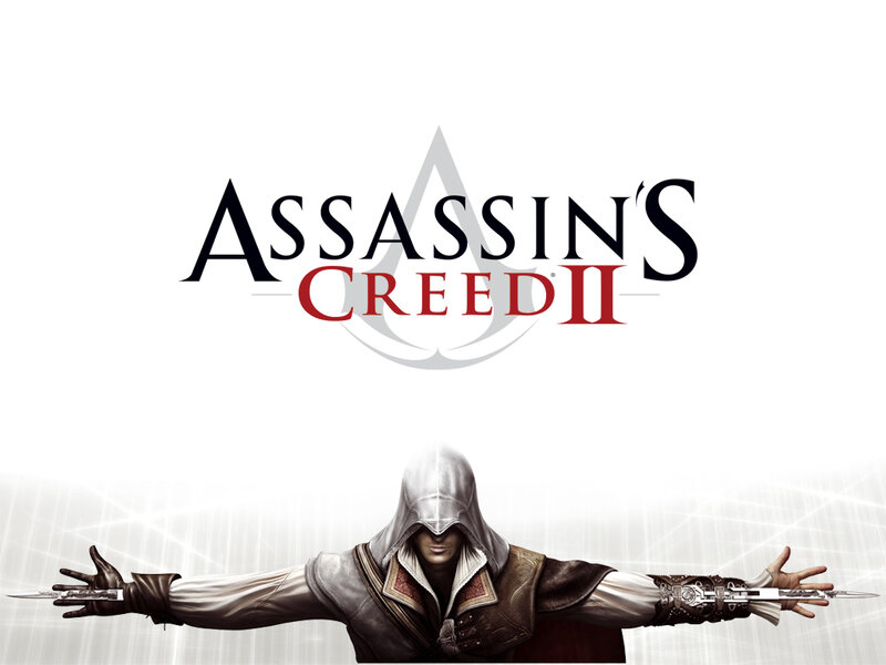 Assassin's Creed II logo and character