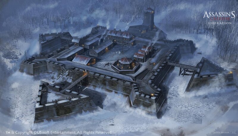 Assassin's Creed III Liberation fortress