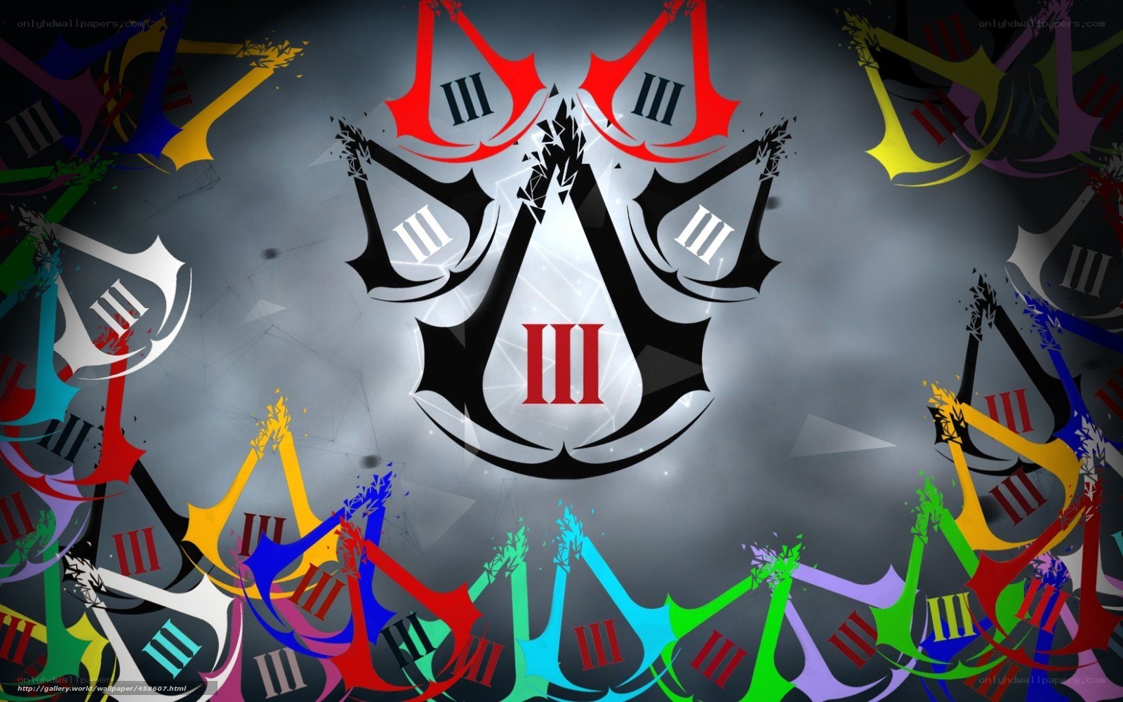 Assassin's Creed III logo art