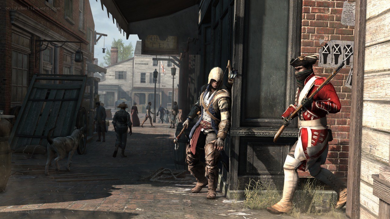 Assassin's Creed III scene