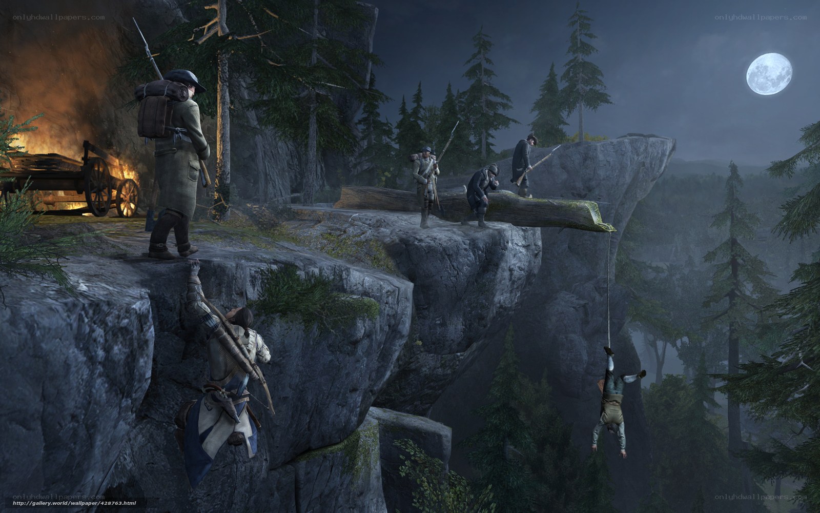Assassin's Creed III scene