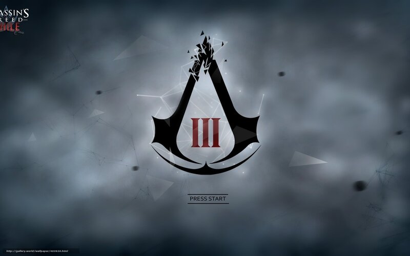 Assassin's Creed III start screen