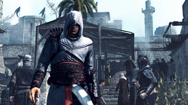 Assassin's Creed in a bustling market