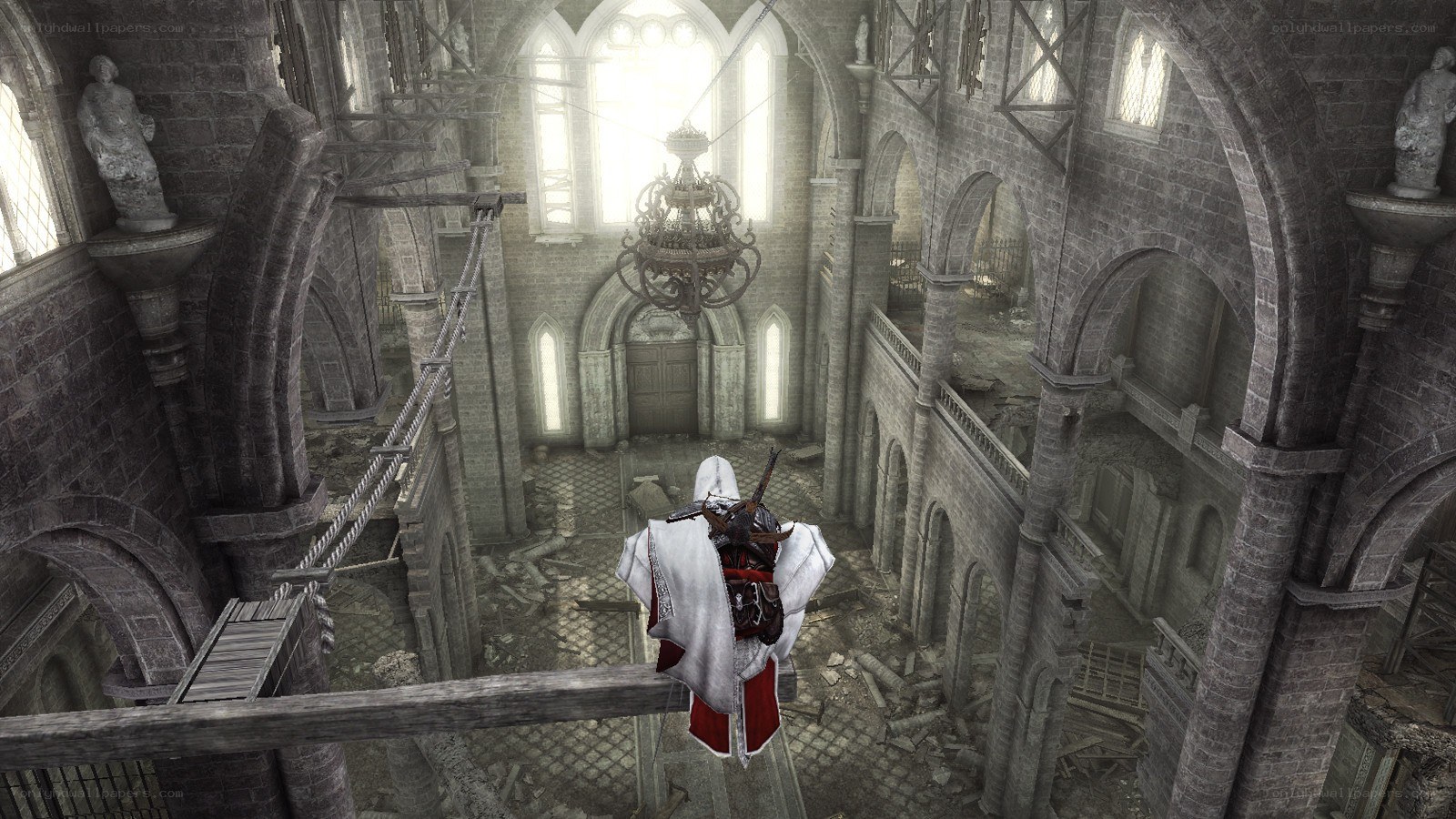 Assassin's Creed in a cathedral