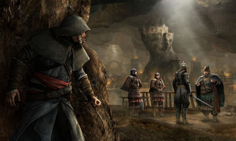 Assassin's Creed in a cave