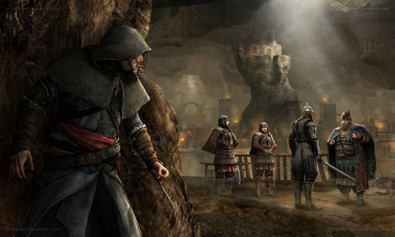 Assassin's Creed in a cave