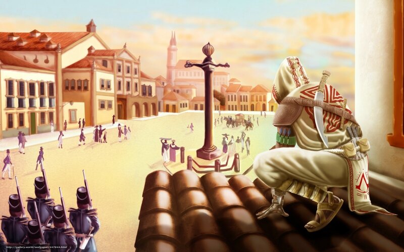 Assassin's Creed in a colonial town