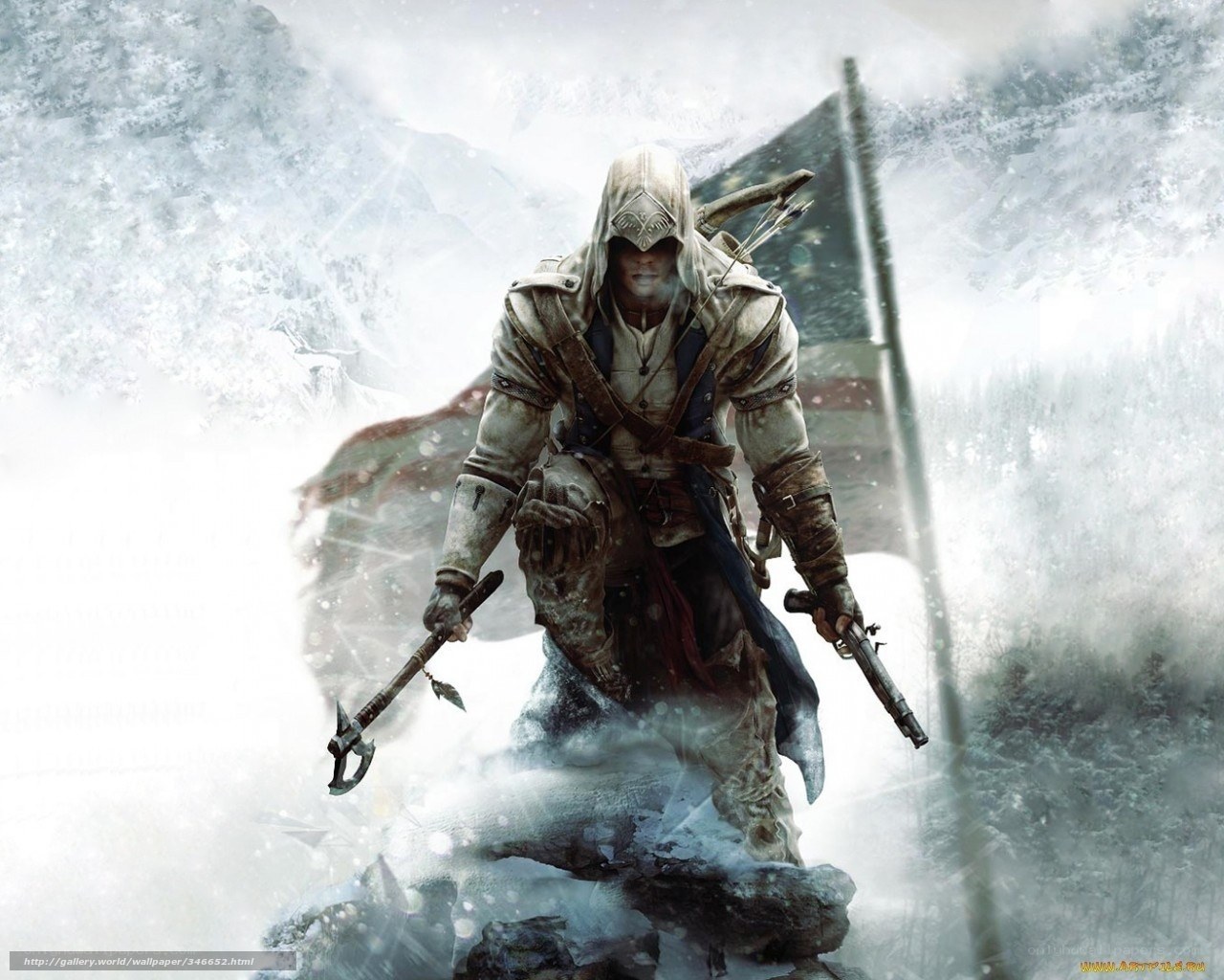 Assassin's Creed in the snow