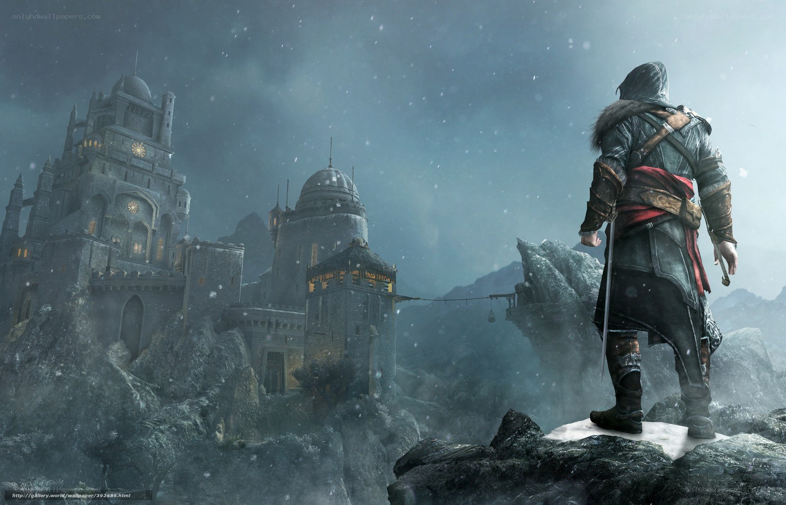 Assassin's Creed in the snow