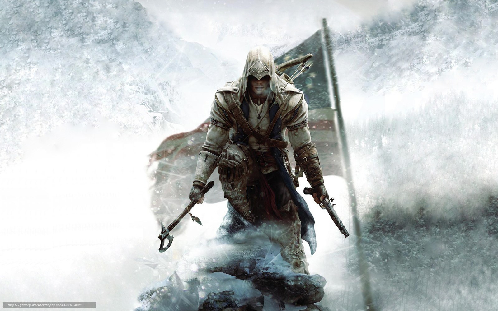 Assassin's Creed in the snow