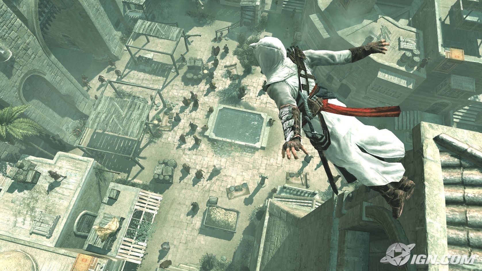 assassin's creed jump scene