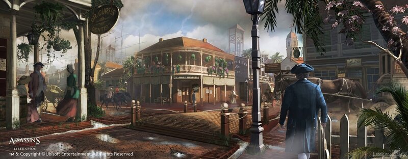 Assassin's Creed Liberation concept art