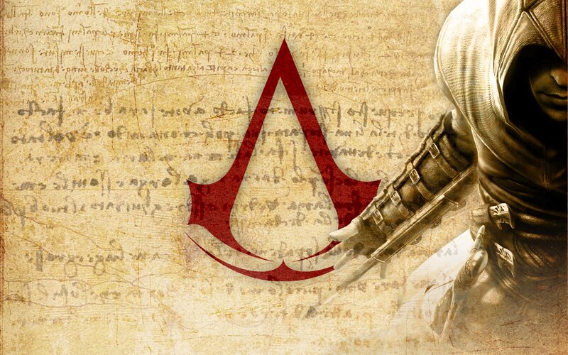 Assassin's Creed logo and character