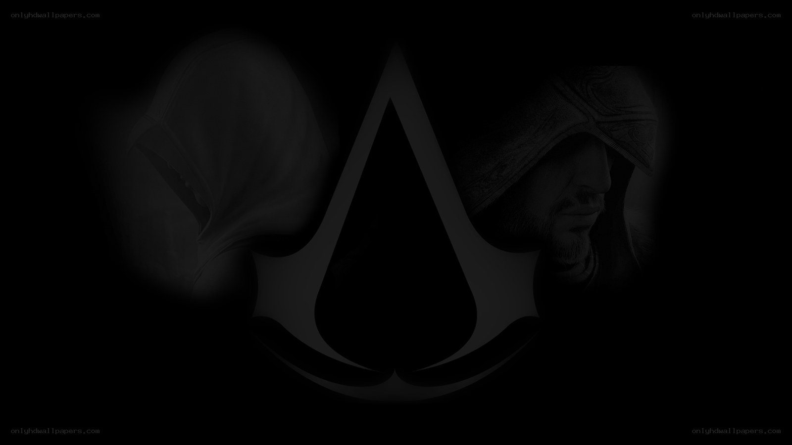 Assassin's Creed logo and character