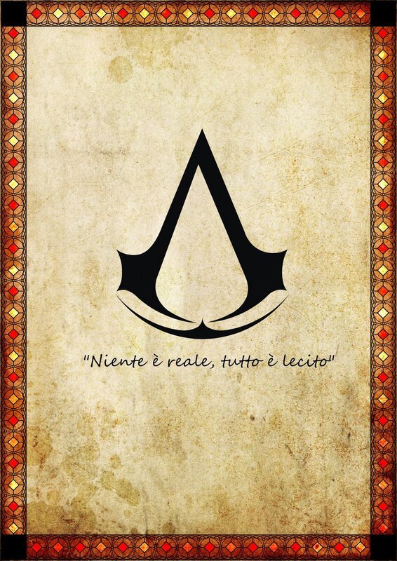 Assassin's Creed logo and motto