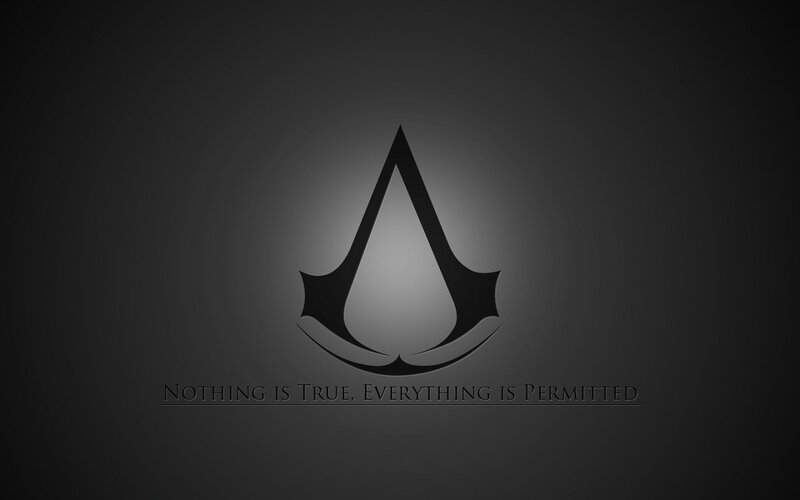 Assassin's Creed logo and motto