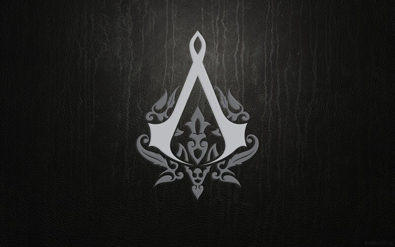 Assassin's Creed Logo — Black, Dark, Digital Art