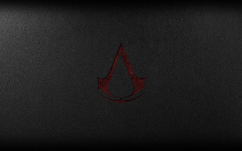 Assassin's Creed Logo — Black, Dark, Minimalist