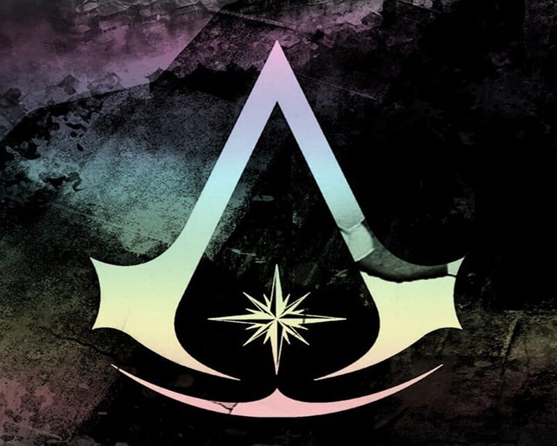 Assassin's Creed Logo — Black, Dark, Mysterious