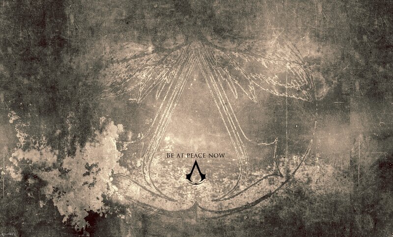 Assassin's Creed Logo — Black, Dramatic, Illustration