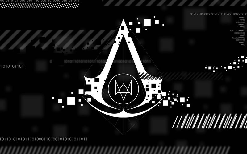 Assassin's Creed Logo — Black, Technological
