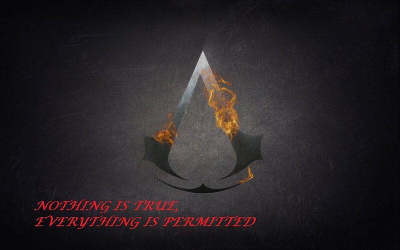 Assassin's Creed Logo — Black