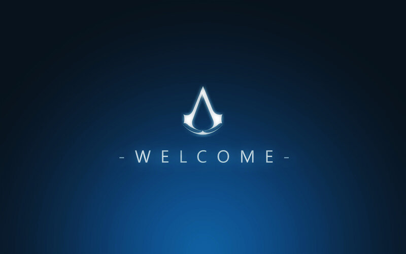 Assassin's Creed Logo — Blue, Dramatic