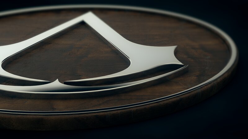 Assassin's Creed Logo — Brown, Dark