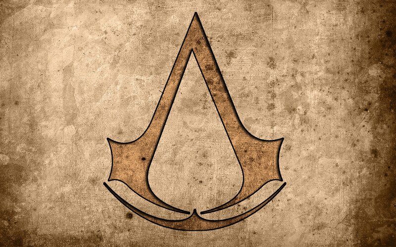 Assassin's Creed Logo — Brown, Gritty, Illustration