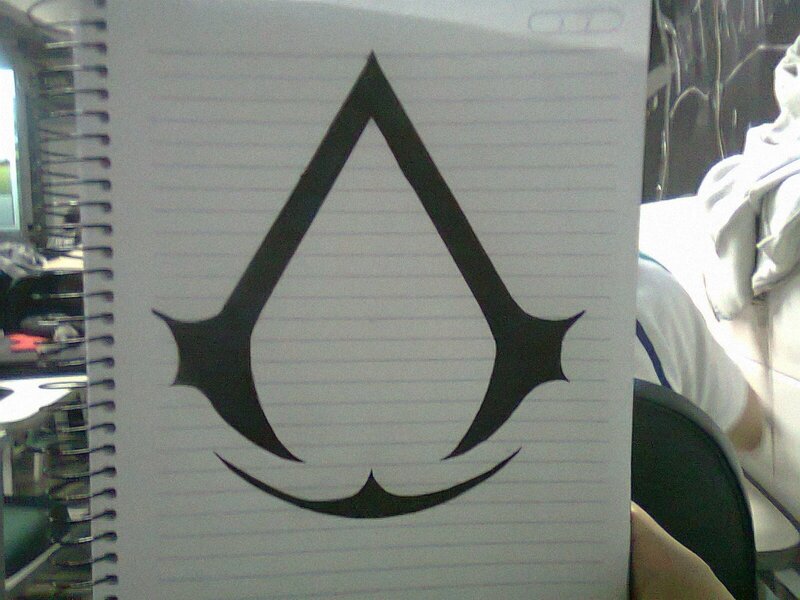 Assassin's Creed logo drawing