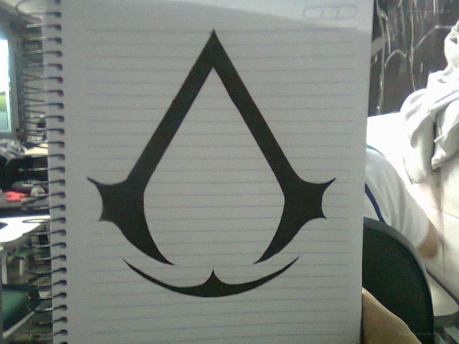 Assassin's Creed logo drawing