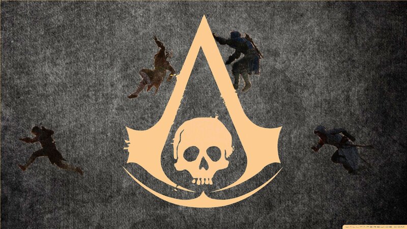 Assassin's Creed Logo — Gray, Dark