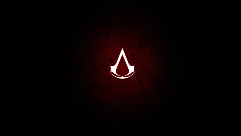 Assassin's Creed logo on dark background
