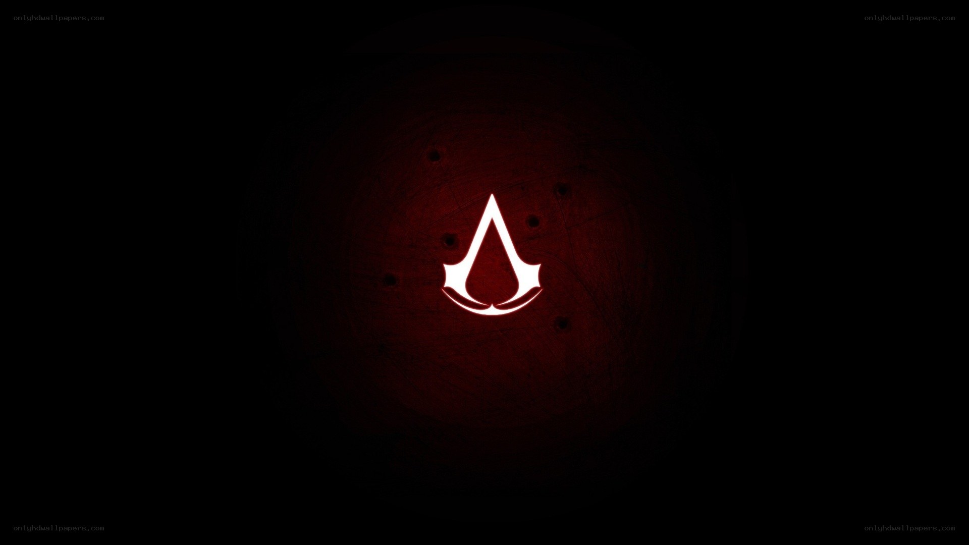 Assassin's Creed logo on dark background