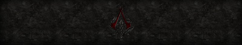 Assassin's Creed logo on dark background
