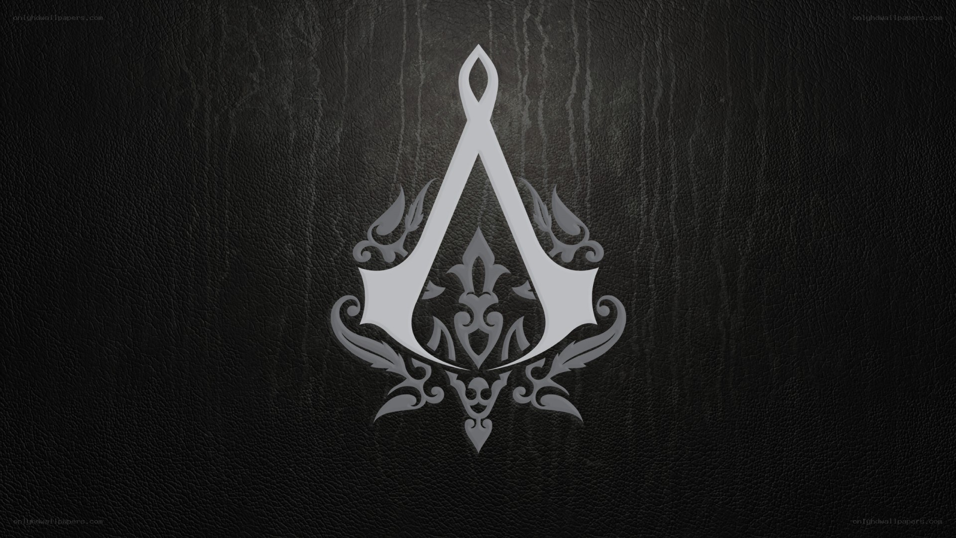 Assassin's Creed logo on leather