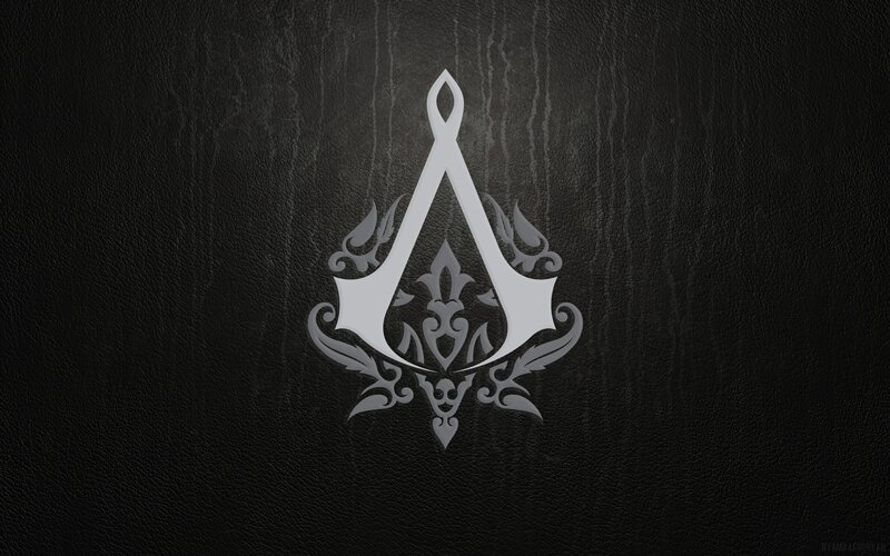 Assassin's Creed logo on leather
