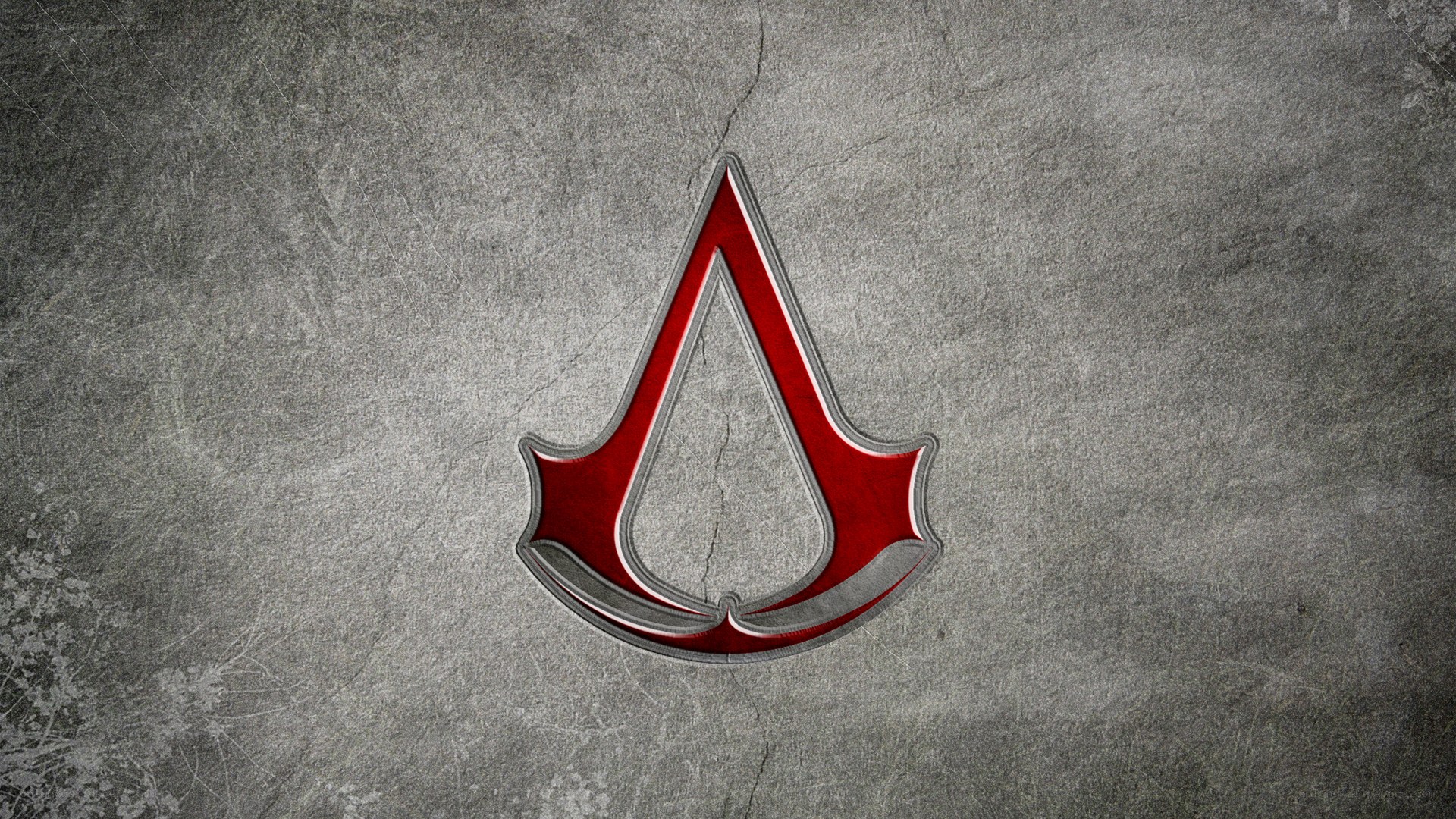 Assassin's Creed logo on stone