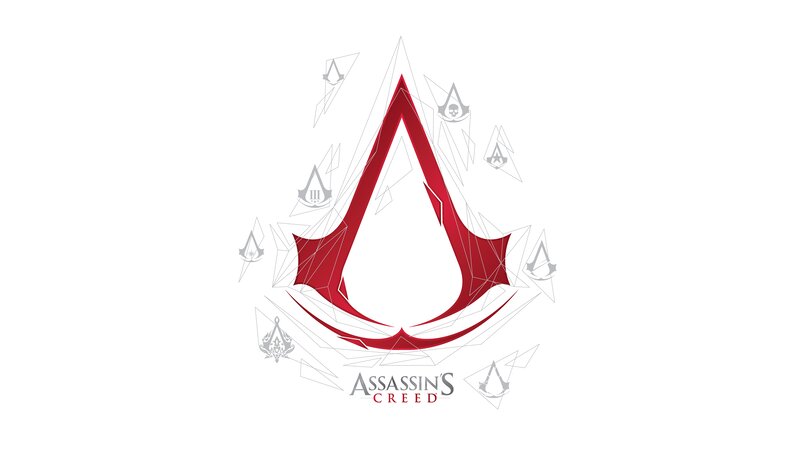 Assassin's Creed Logo — Red, Dramatic, Vector Art