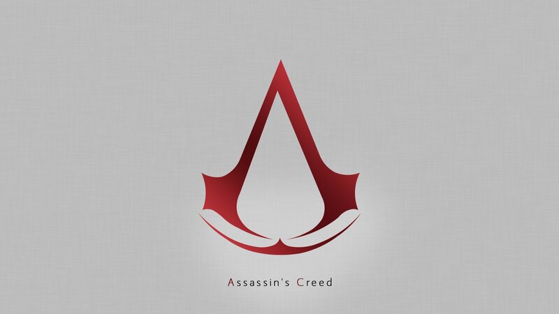 Assassin's Creed Logo — Red, Minimalist