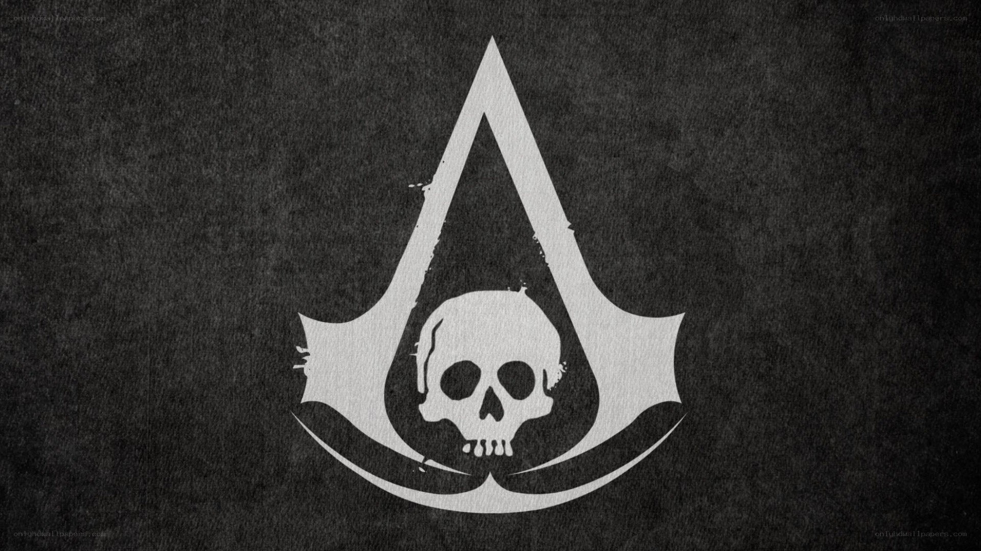 Assassin's Creed logo with skull