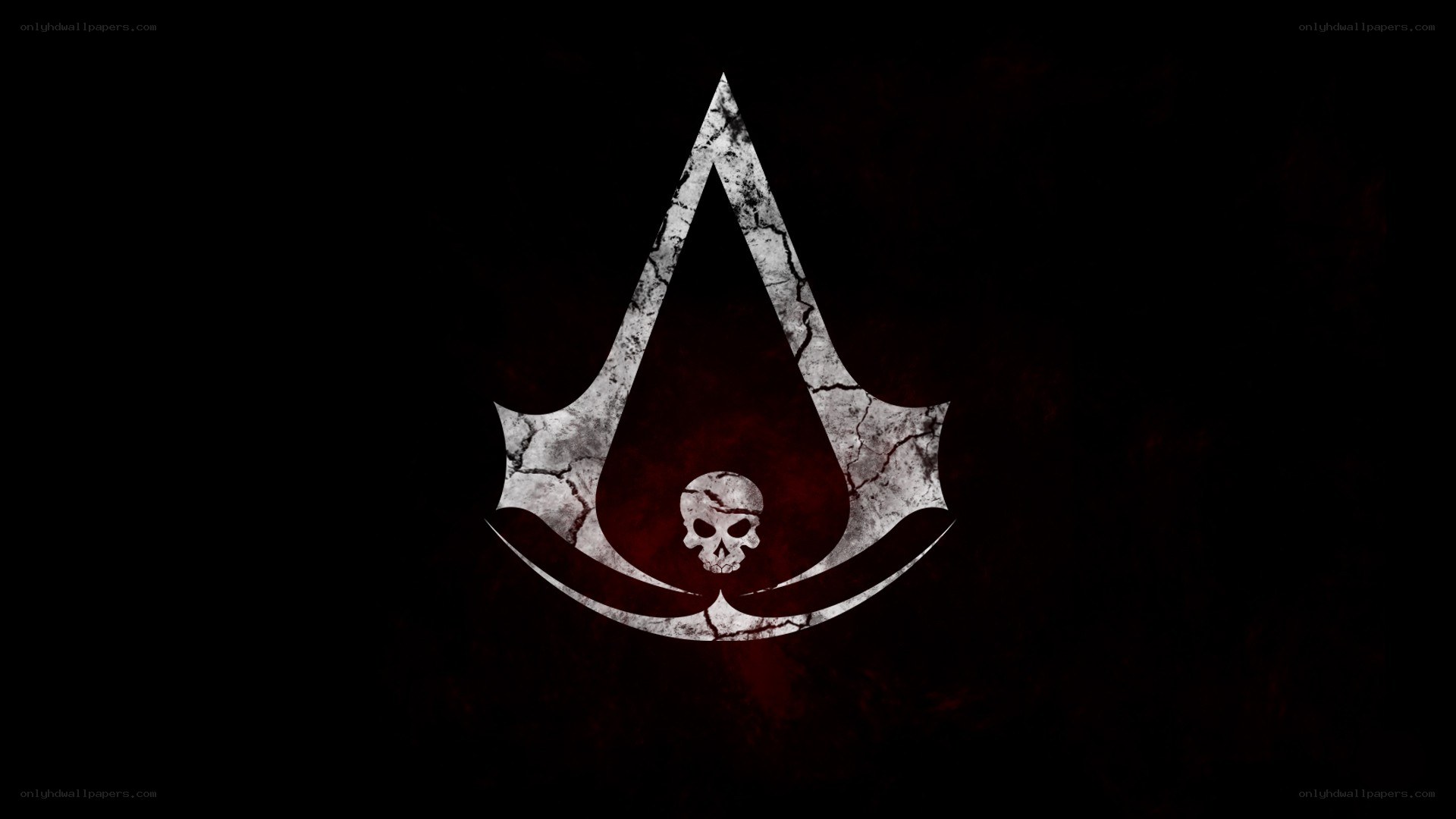 Assassin's Creed logo with skull