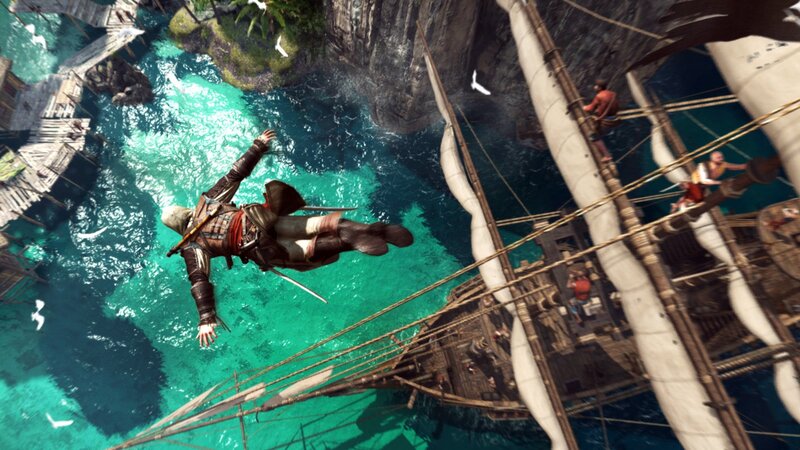 assassin's creed piracy scene