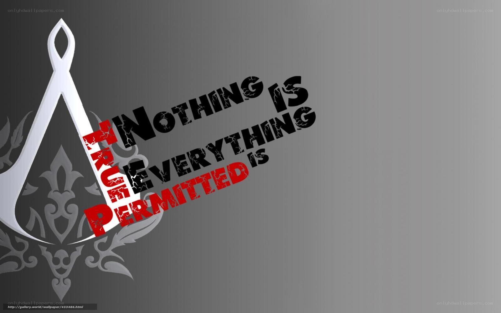 Assassin's Creed quote wallpaper