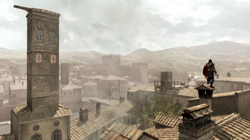 Assassin's Creed rooftop view