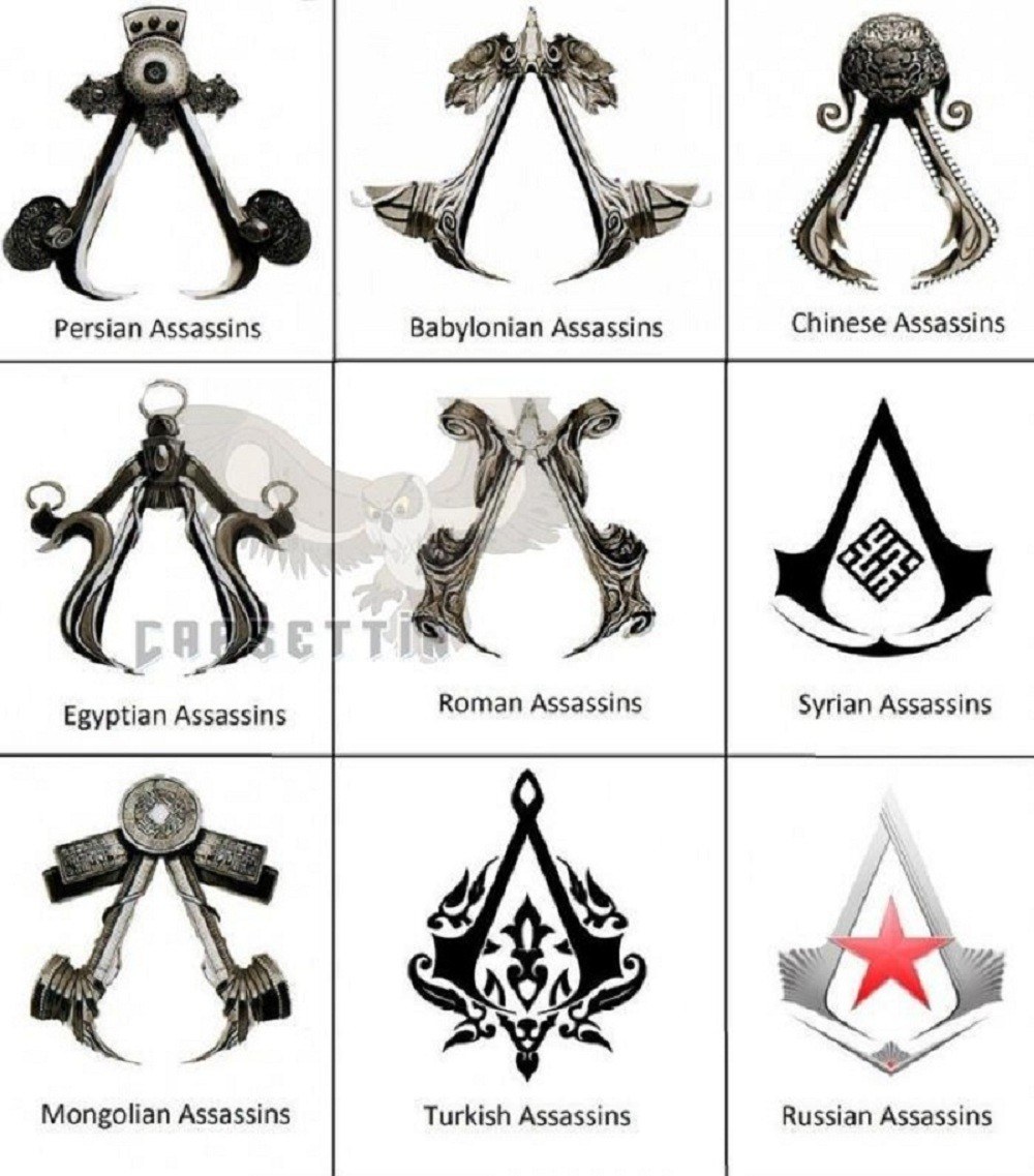 Assassin's Creed symbol variations