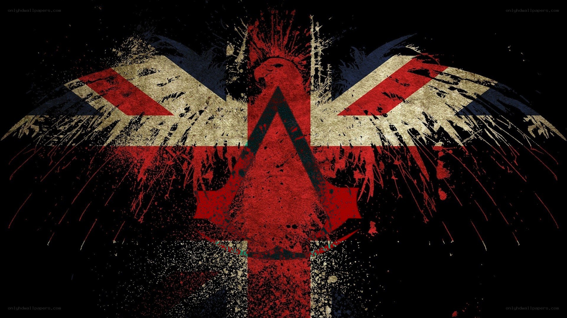 Assassin's Creed UK flag art