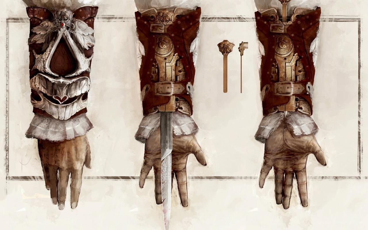 Assassin's Creed weapon concept art