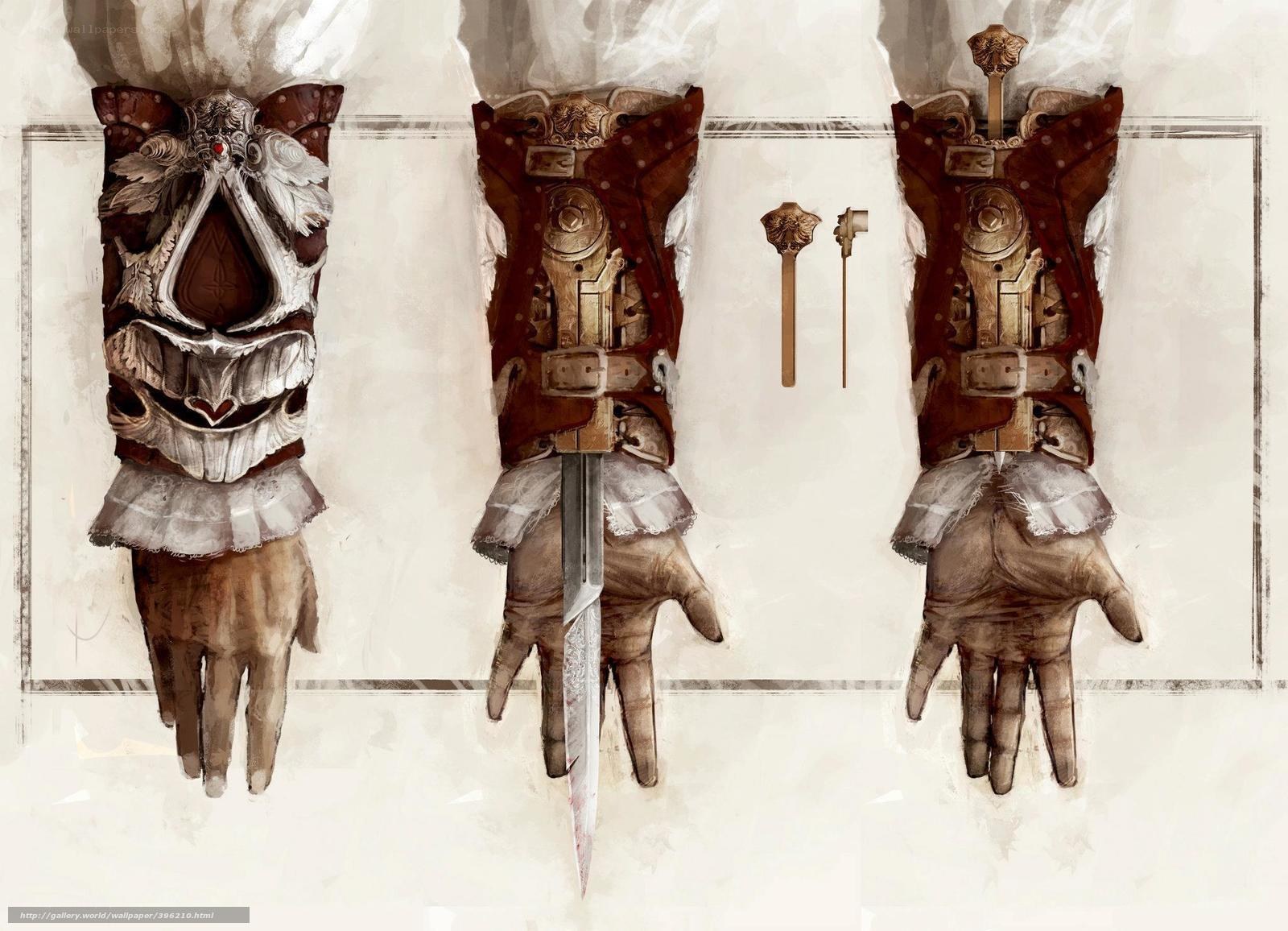 Assassin's Creed weapon concept art
