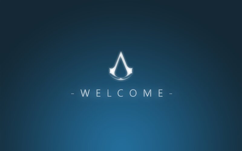 Assassin's Creed welcome screen